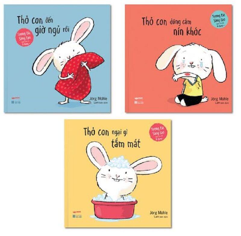 Thỏ con tương tác, sáng tạo - Bộ sách tương tác