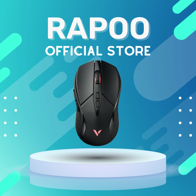 Chuột Gaming Không Dây Rapoo V300W Dual-Mode RGB - Hàng Chính Hãng