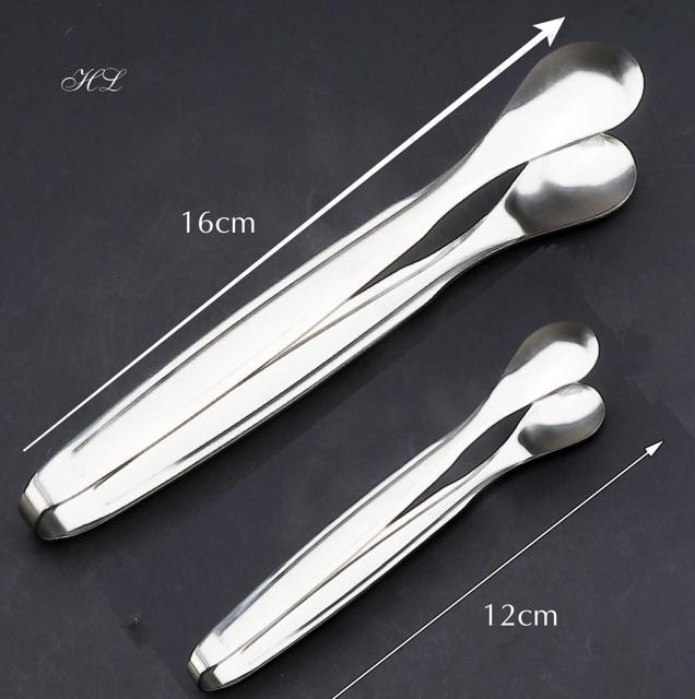 Set 2 Kẹp Gắp Đường, Đá Viên Inox304