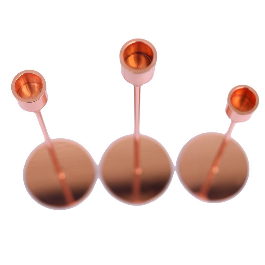 Metal Candlestick Tealight Holders Pillar Candelabra for Wedding Party Decor