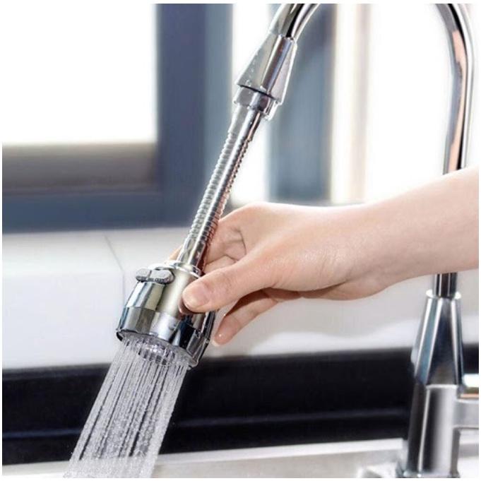 ĐẦU NỐI VÒI RỬA BÁT TĂNG ÁP XOAY 360 ĐỘ ĐIỀU CHỈNH CHẾ ĐỘ NƯỚC