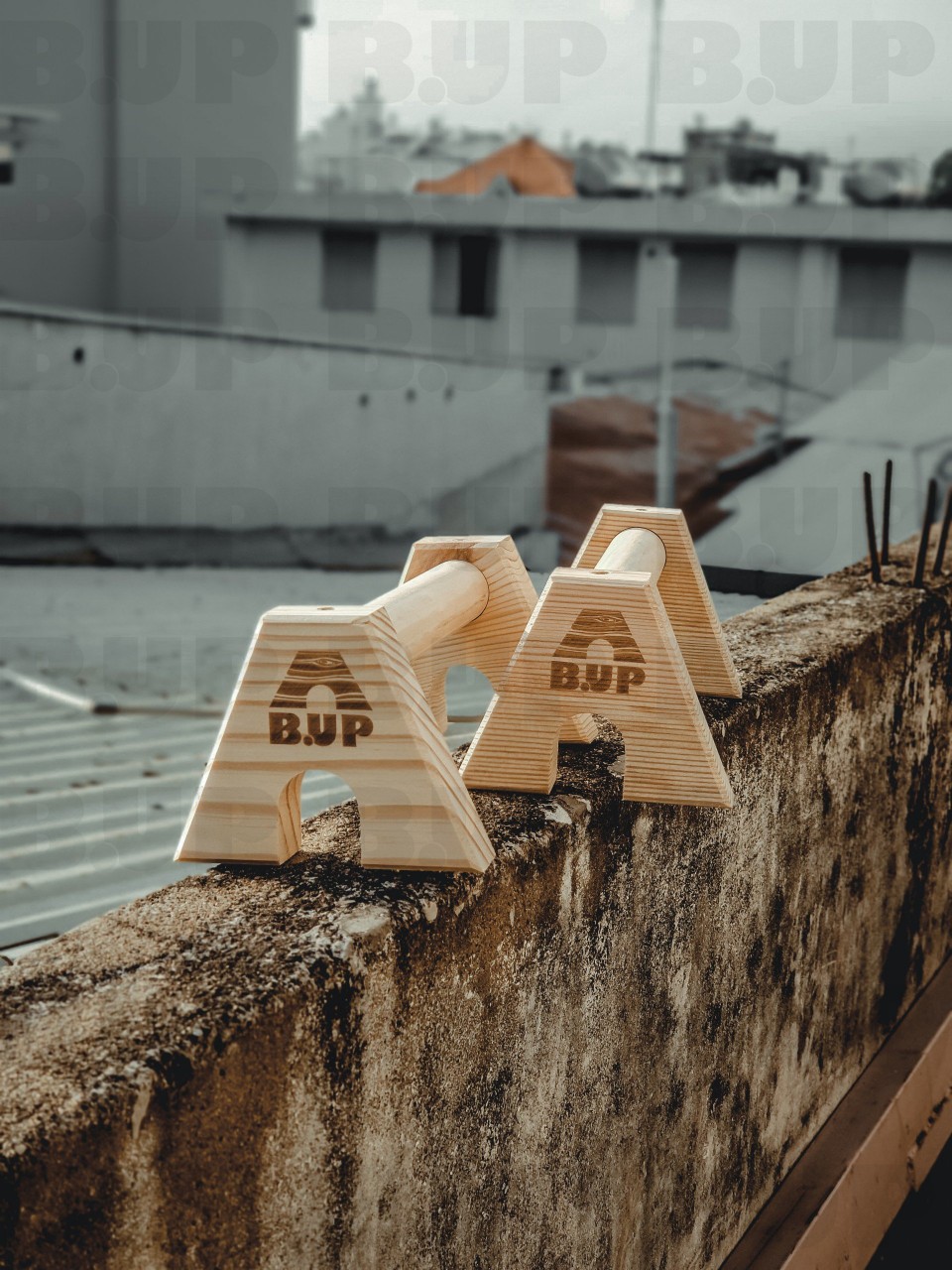 PARALLETTES GỖ - DỤNG CỤ HÍT ĐẤT, CHỐNG ĐẨY