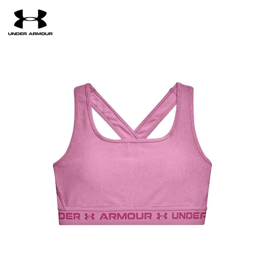 Áo bra thể thao nữ Under Armour  Mid Crossback Heather - 1361036-680