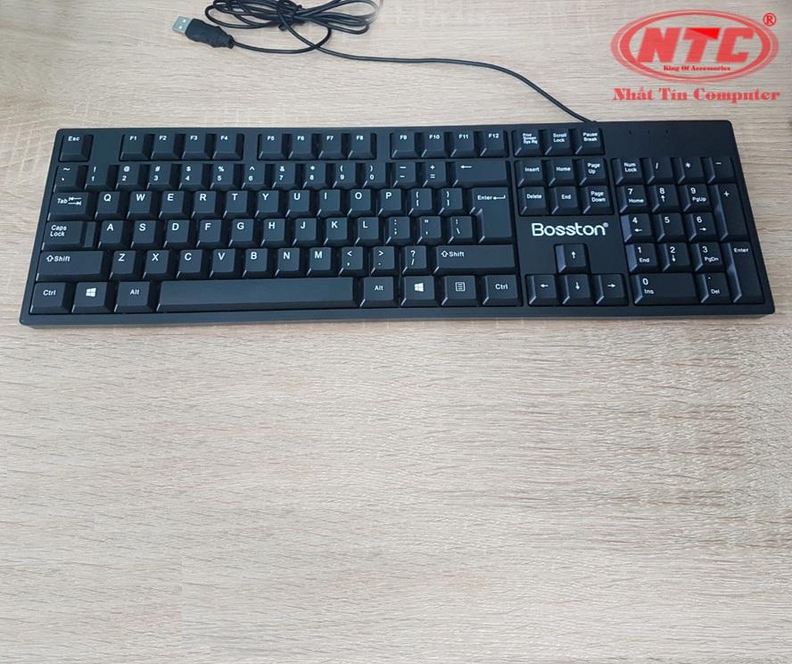 Bàn phím có dây Bosston K830 - cổng USB Hàng Chính Hãng