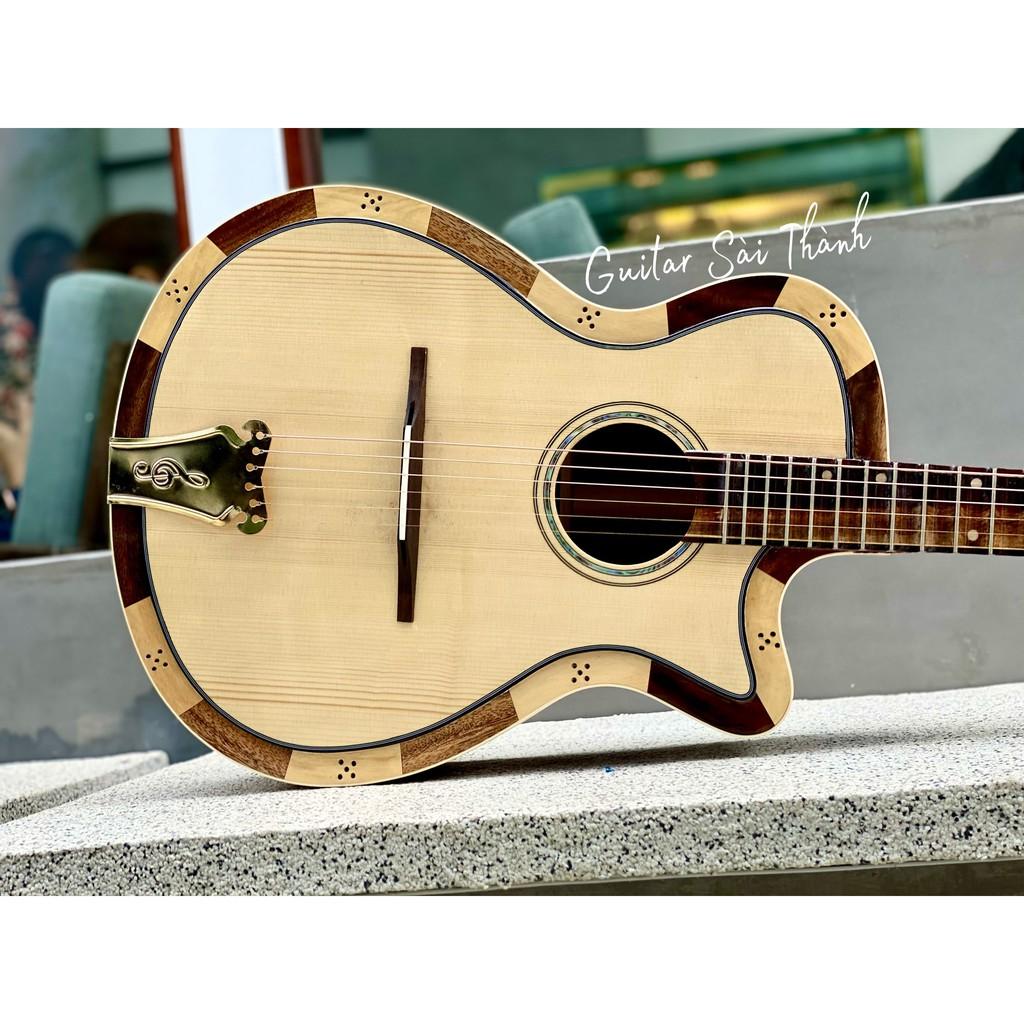 Đàn guitar vọng cổ phím lõm ST- VC3 chất gỗ điệp kĩ gia công hoàn thiện 100%.