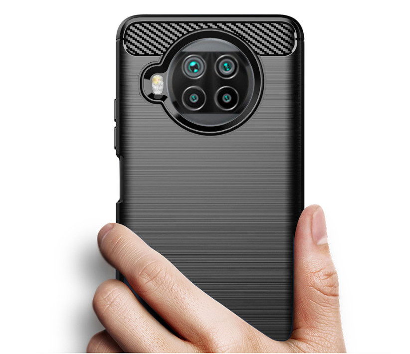 Ốp lưng chống sốc Vân Sợi Carbon cho Xiaomi Mi 10T Lite 5G