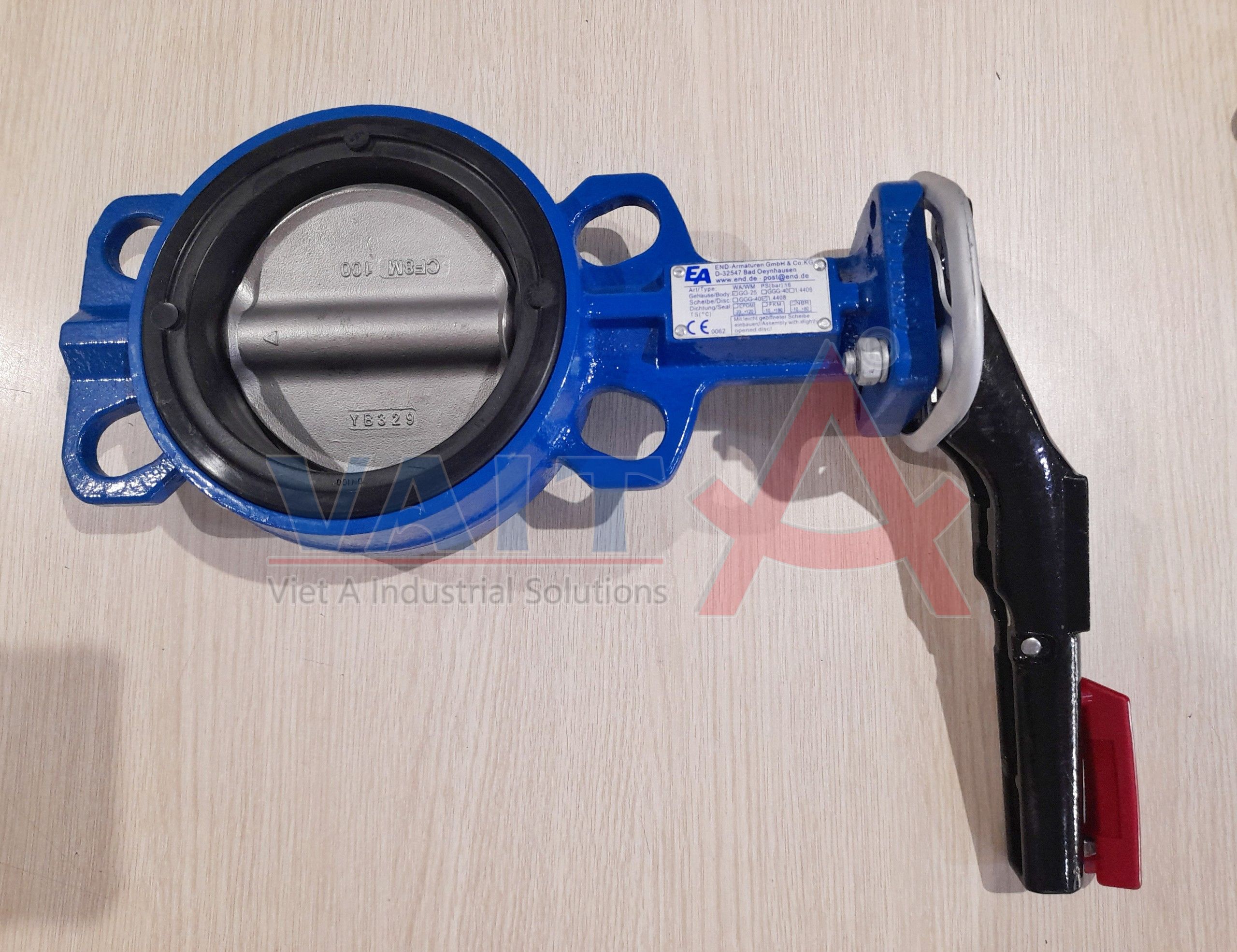 Van bướm - Van công nghiệp (Butterfly Valve) DN100, PN10/16