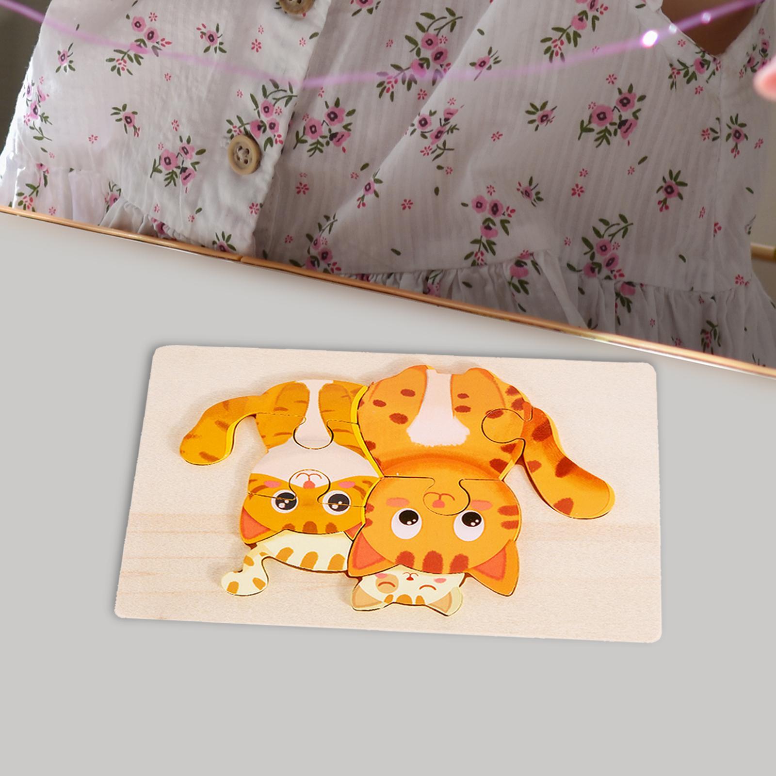 Animal Jigsaw Puzzles Educational Learning Toy Puzzle for Kids Children