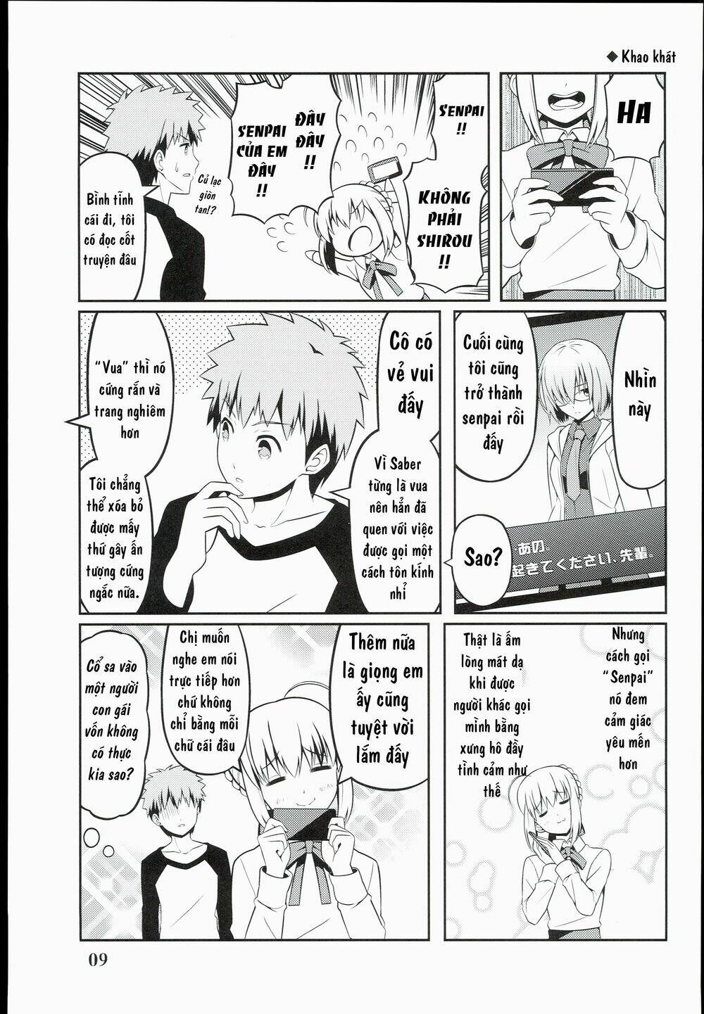 saber-san chơi fgo! chapter 1 11