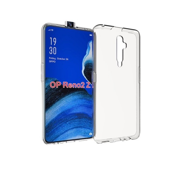 Ốp lưng silicon trong suốt cho Oppo Reno 2F siêu mỏng 0.55mm