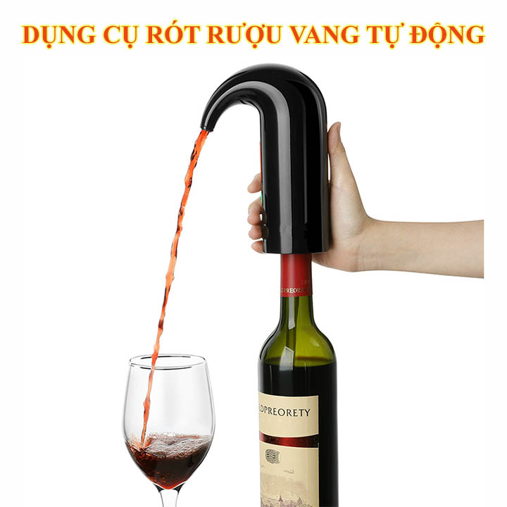 Bộ Dụng Cụ Mở Rượu Và Rót Rượu Vang Tự Động 4 Trong 1 Chuyên Nghiệp