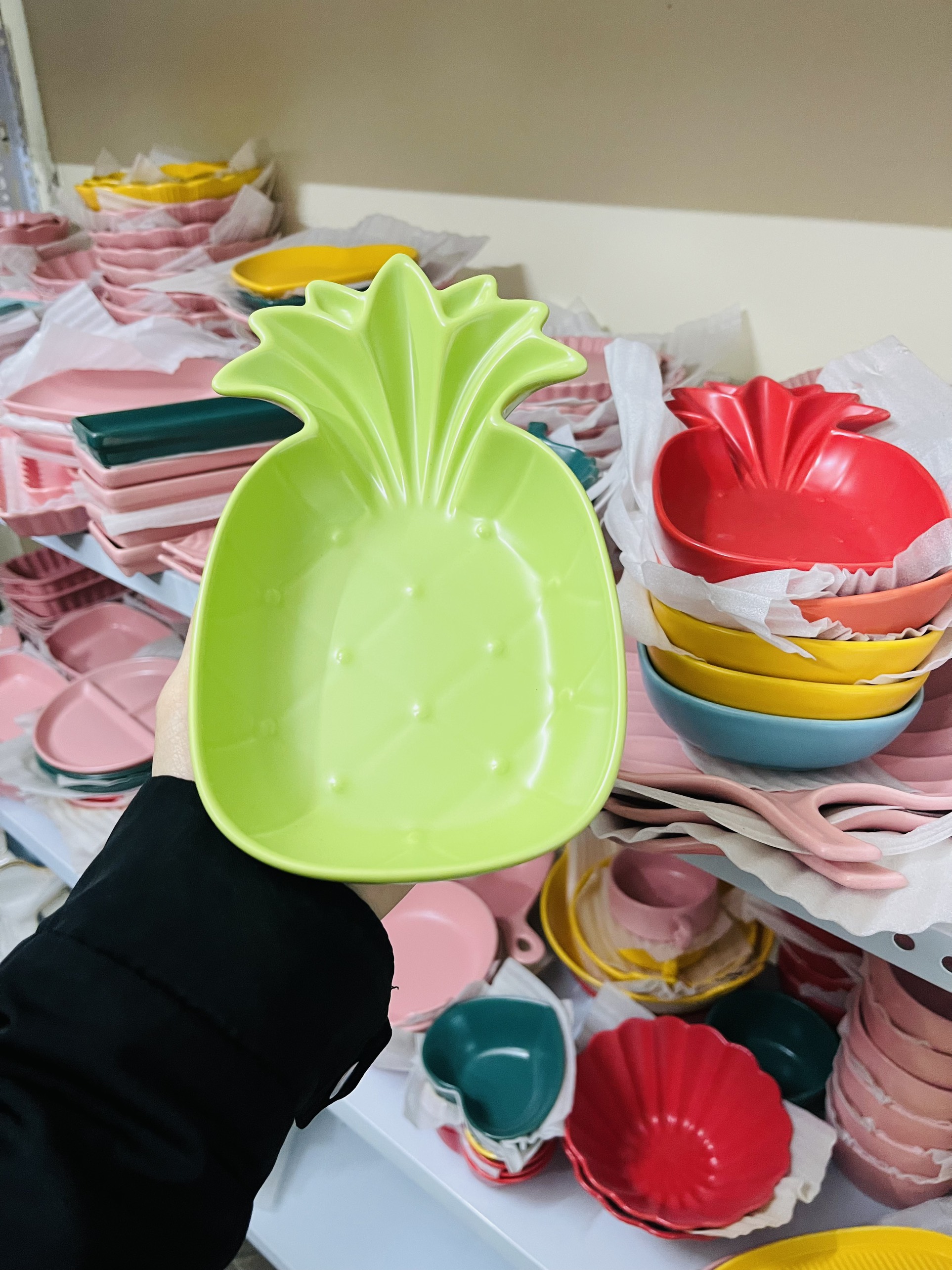 Bát dứa gốm sứ sắc màu