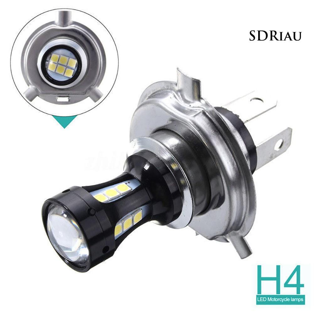 Đèn Pha Led 18 Bóng Cho Xe Mô Tô / Xe Hơi Mfd H4 Smd 3030