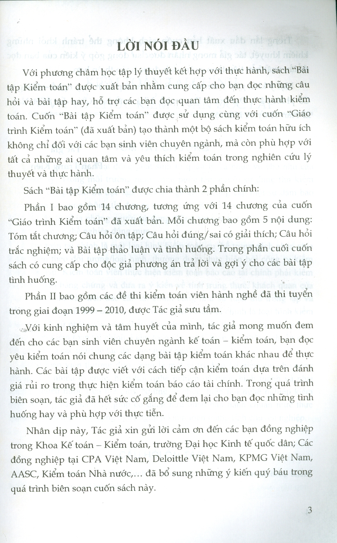 Bài Tập Kiểm Toán (Dùng cho sinh viên các trường đại học, cao đẳng khối kinh tế)