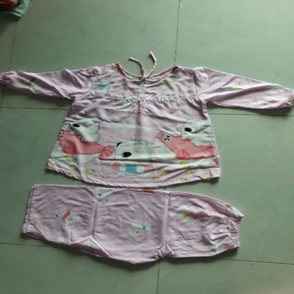 Bộ Tone quần dài tay dài cho bé 5-16kg
