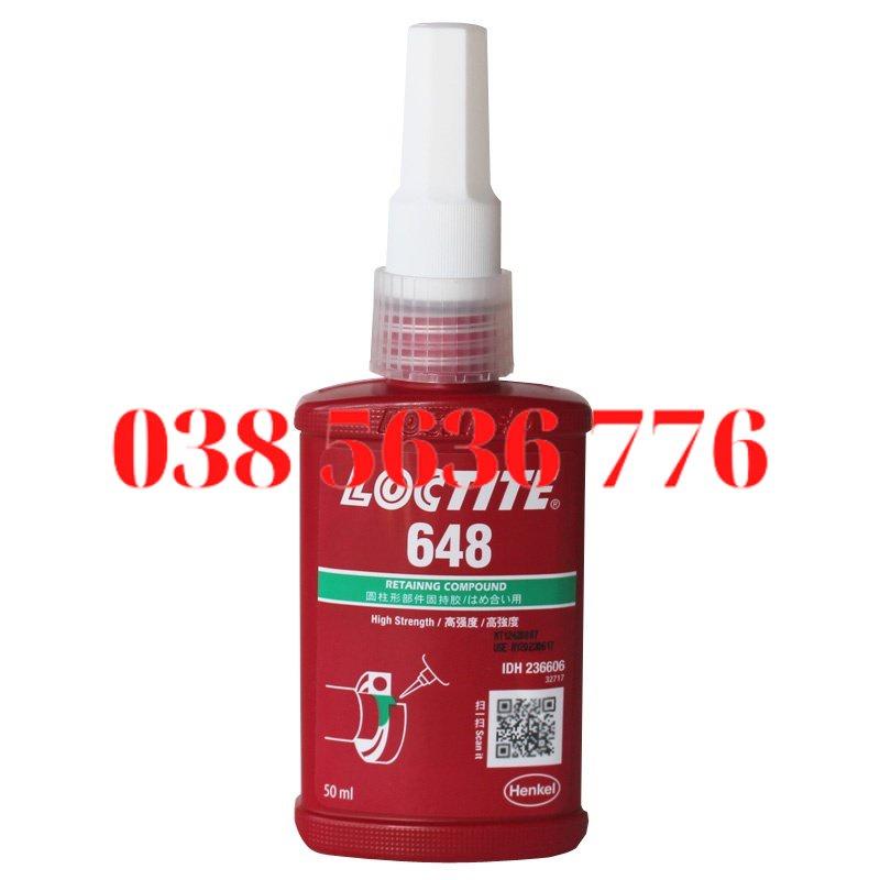 Keo Loctite 648, Độ Bền Cao 50Ml/250Ml