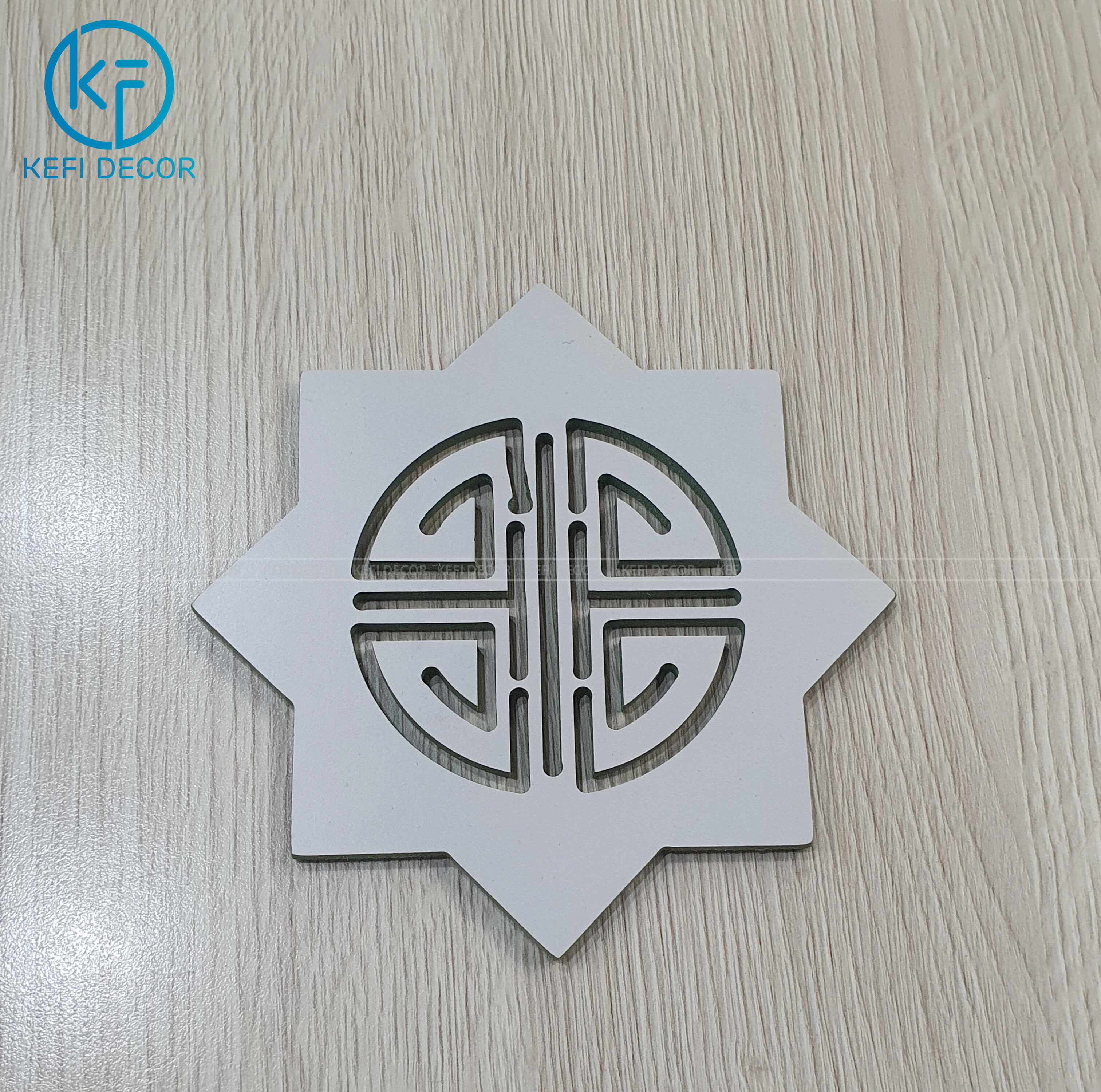 Combo 10 Miếng lót nồi lót cốc bằng gỗ sang trọng Cách Nhiệt size 10*10, Tấm Lót Bảo Vệ Mặt Bàn KEFI Decor