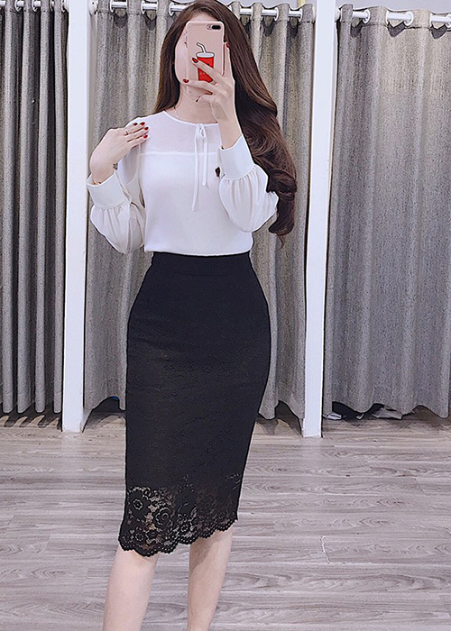 Chân váy Hàn Quốc xếp ly CV22