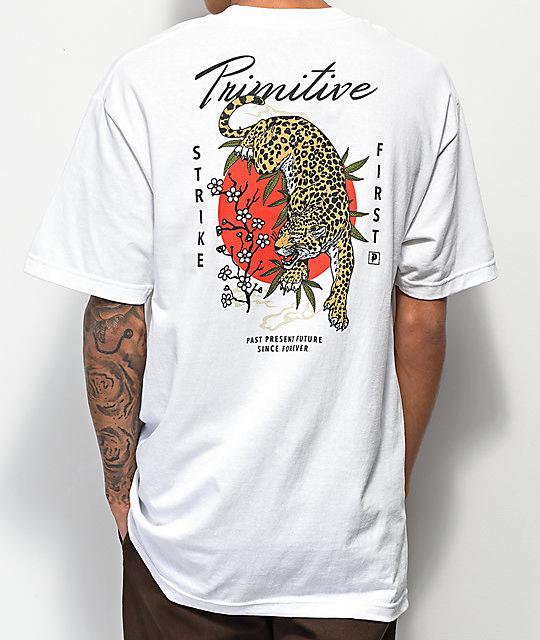 Áo phông nam in hình Báo Primitve