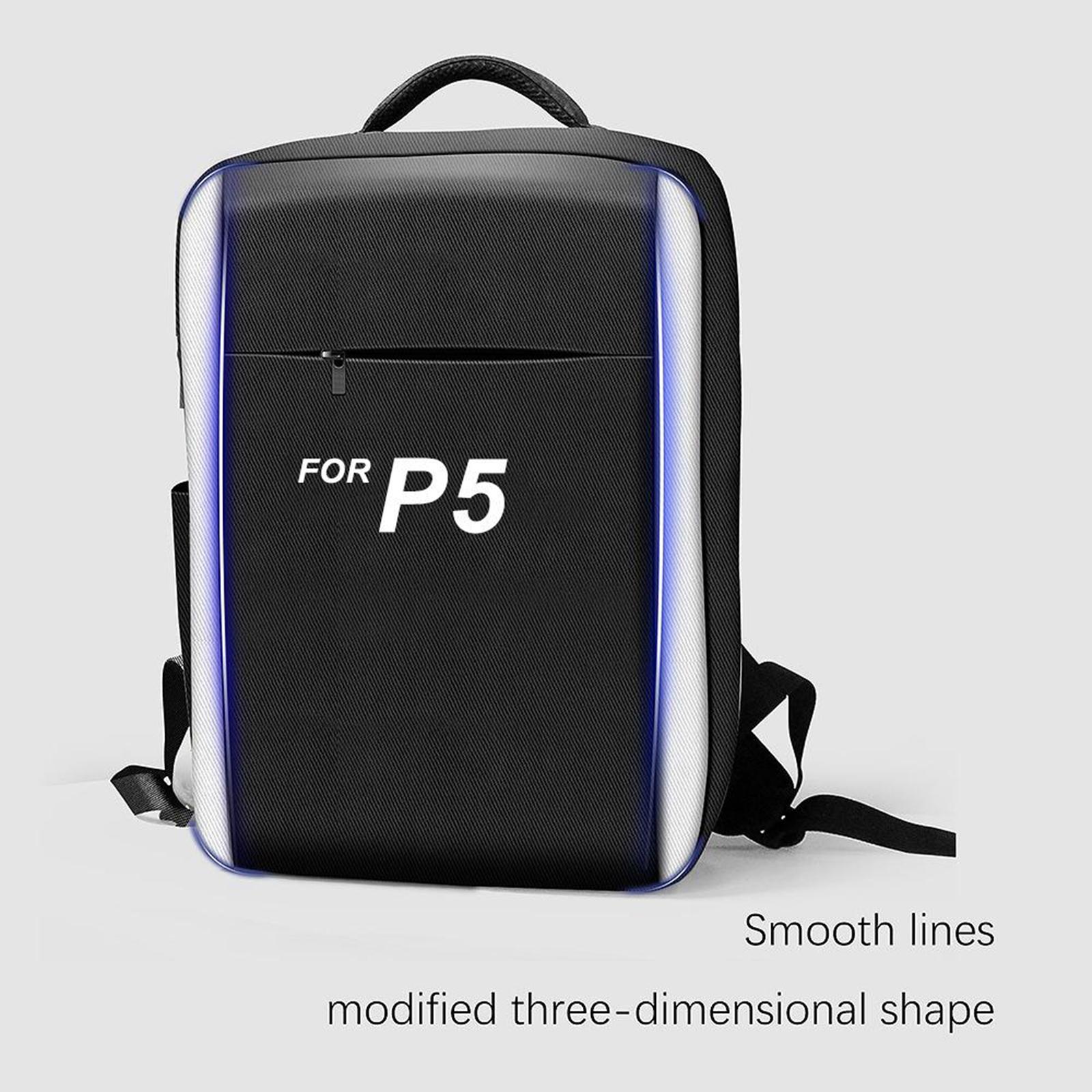 Travel Carrying Backpack Bag Shoulder Bag Case Box for PS5 Game Accessories