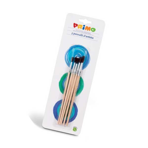 Vỉ 5 Cọ Lông Tơ - PRIMO 1240BPT