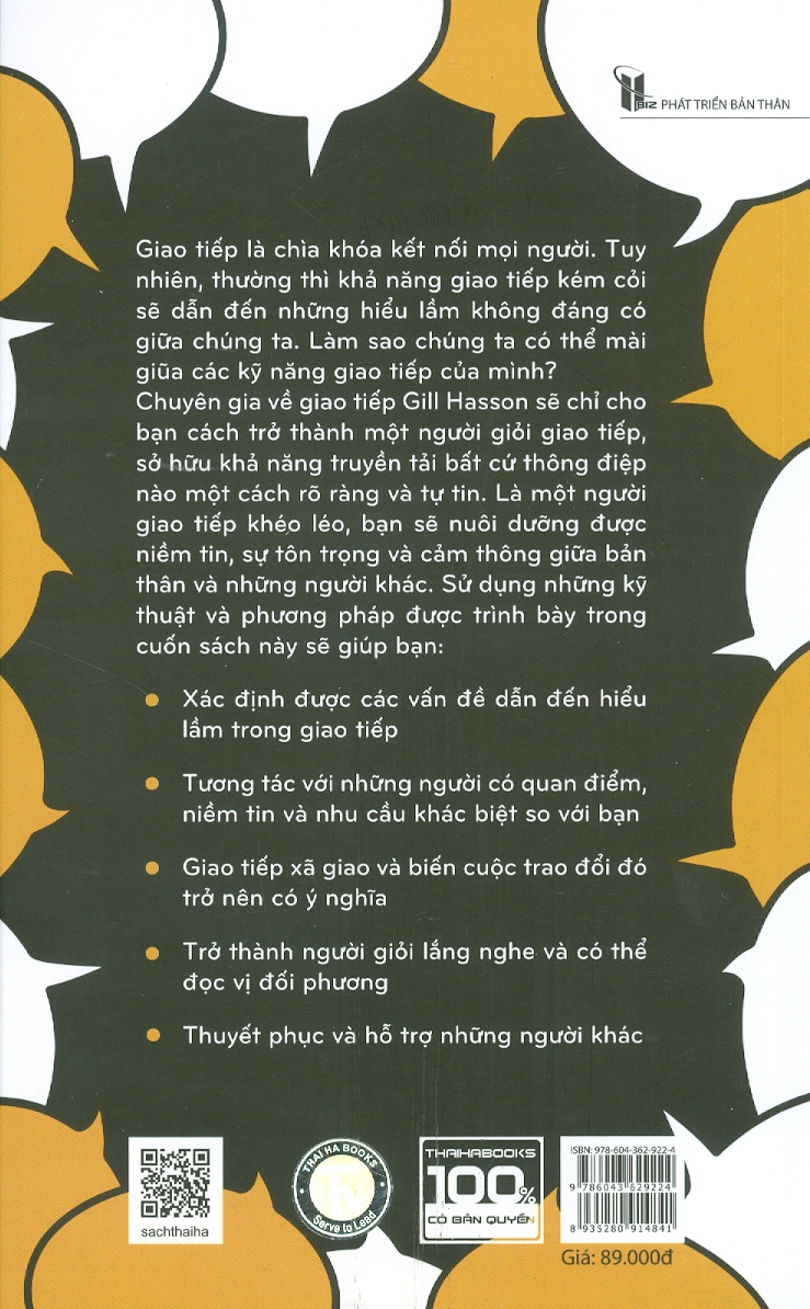 Communication - Khéo Ăn Khéo Nói Khéo Thành Công - Gill Hasson - Thảo Nguyên dịch - (bìa mềm)