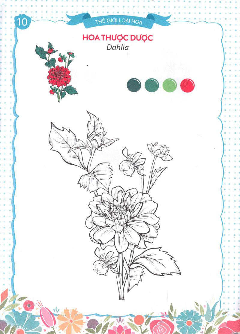 Thế Giới Loài Hoa - Sắc Màu Của Bé 6