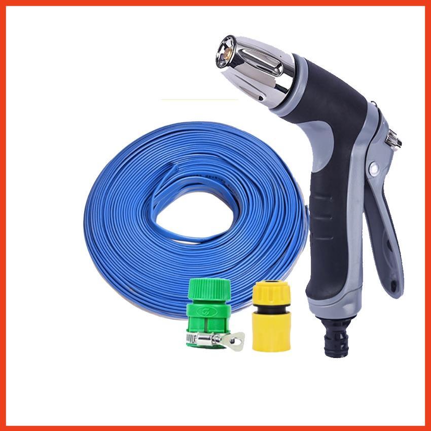 Bộ dây và vòi xịt tăng áp lực nước 300% loại 25m cút nhựa,nối nhựa 206817