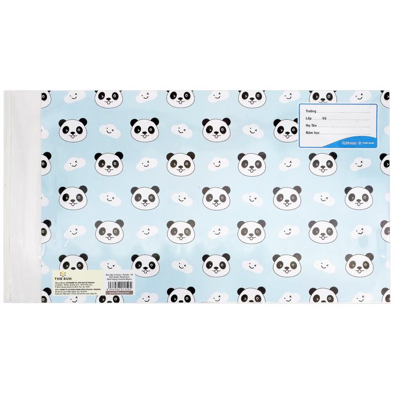 Bao Tập 2 Trong 1 Bìa Kiếng Panda - The Sun 05 (5 Tờ/Xấp)