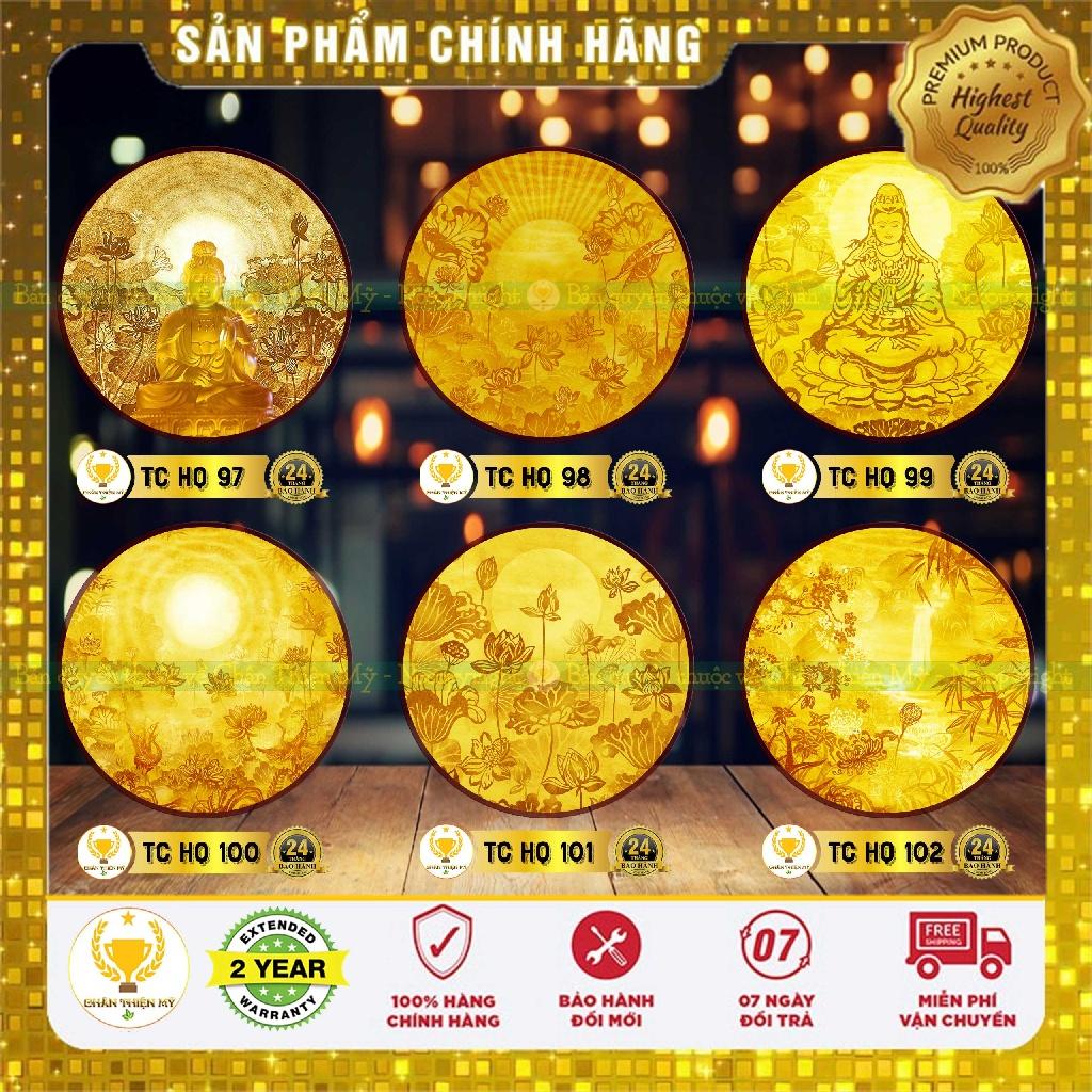 Đèn Thờ Hào Quang Trúc Chỉ In Tròn_M97102