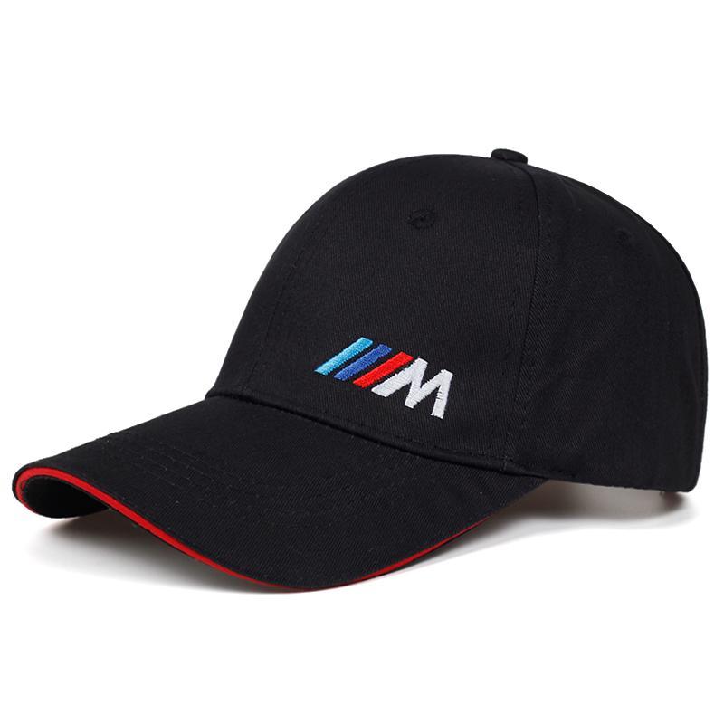 Men's Baseball Cap Embroidery Pure Cotton Car Logo M High Sex Cap Outdoor Riding Motorcycle Hip Hop Cap Sports Cap