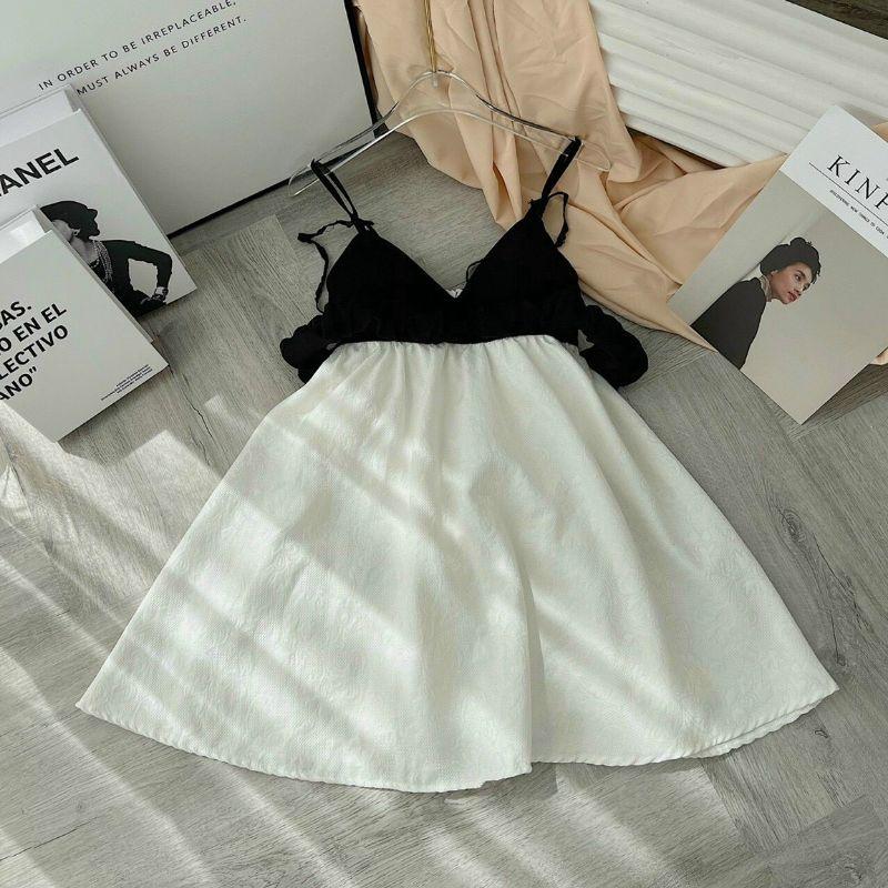 ĐẦM BABYDOLL 4 DÂY DÁNG XOÈ