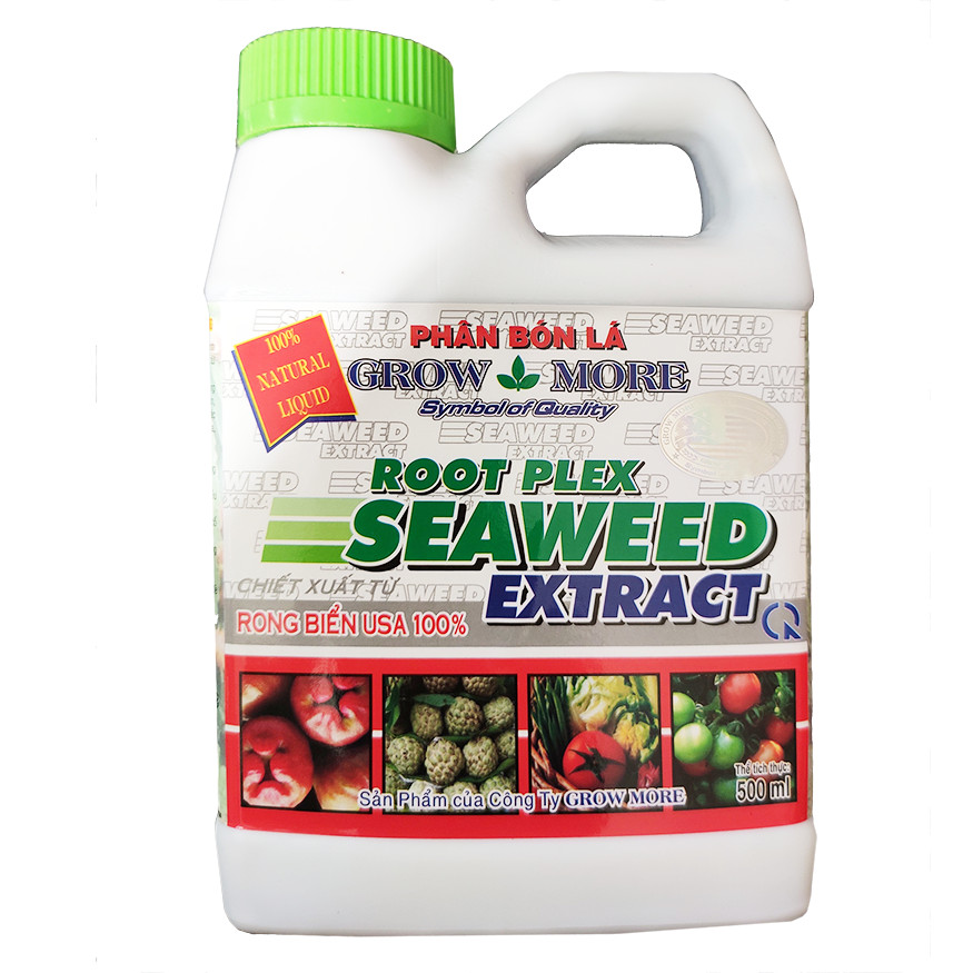 Phân bón lá Grow More Root Plex Seaweed extract - chiết xuất từ rong biển USA 100%