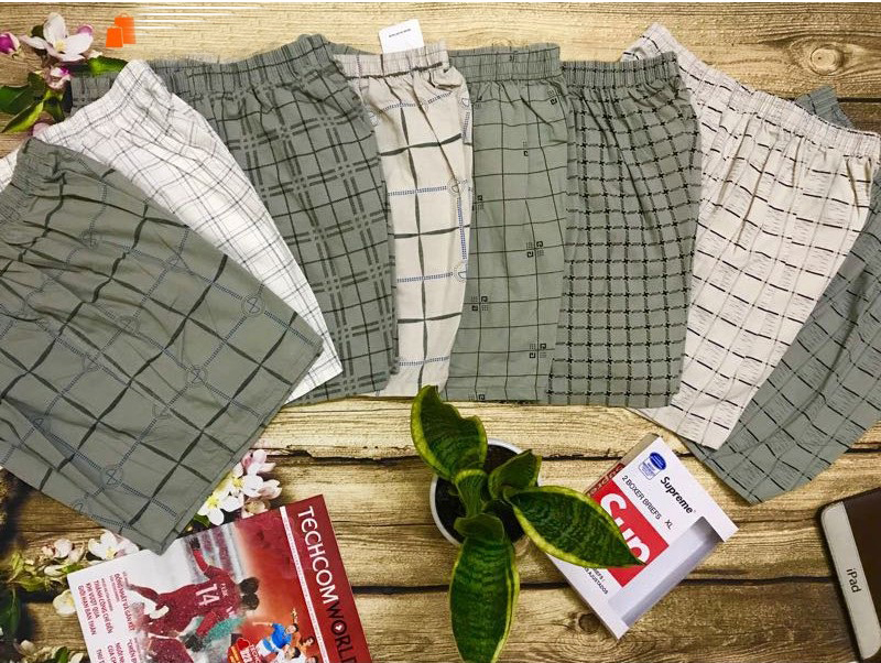 Quần đùi thể thao nam, Combo 5 Quần Short Nam Caro Chất Cotton Đẹp - Họa tiết đẹp mắt, thời trang, đường may chắc chắn - Giao màu ngẫu nhiên