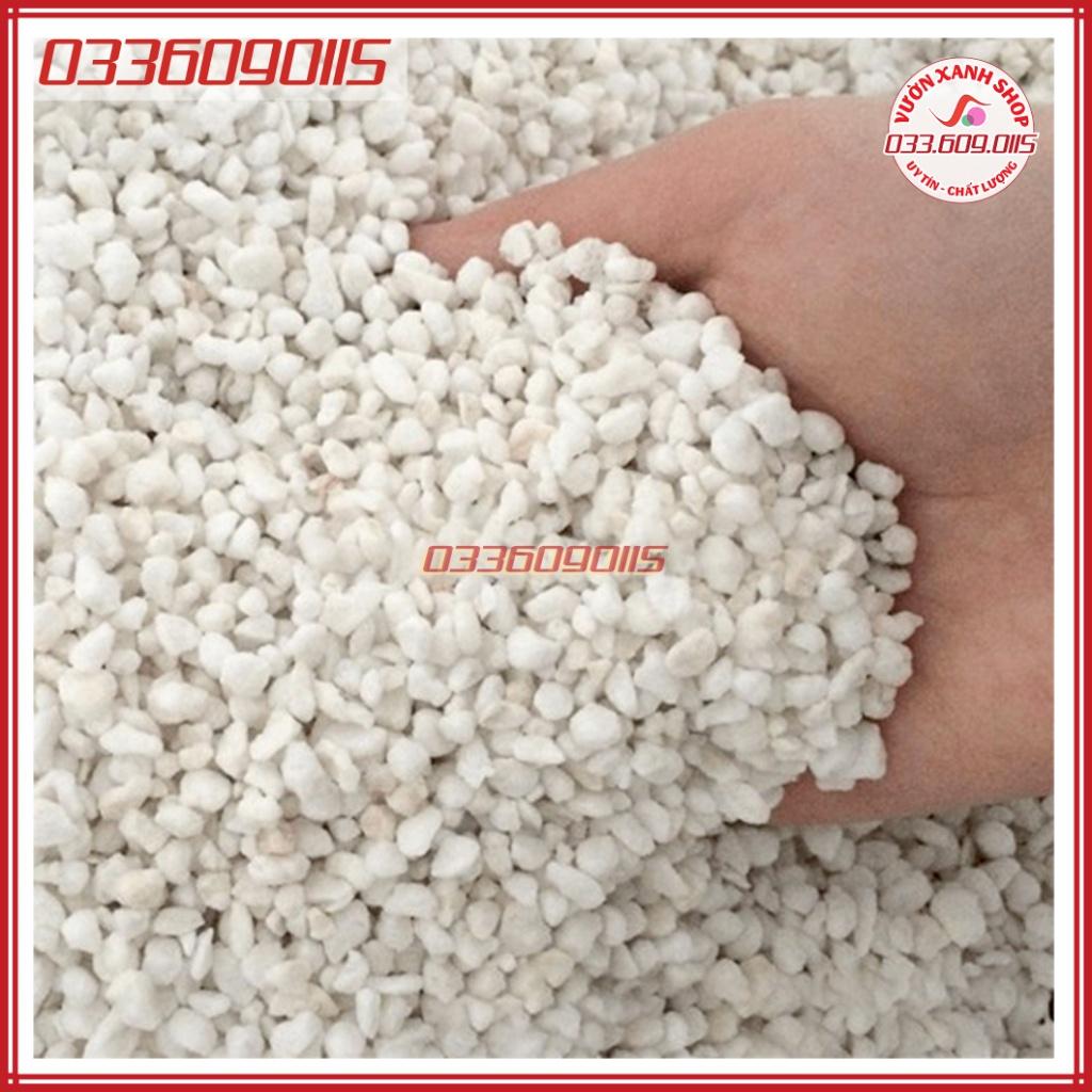 100g Đá trân châu trắng , đá Perlite siêu sạch dùng rải chậu sen đá, chậu cây cảnh