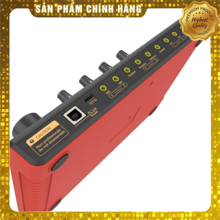 Sound Card Livestream K300 Thu âm, Karaoke Livestream FB, Bigo Live Hỗ Trợ Tốt Các Dòng Mic 5v