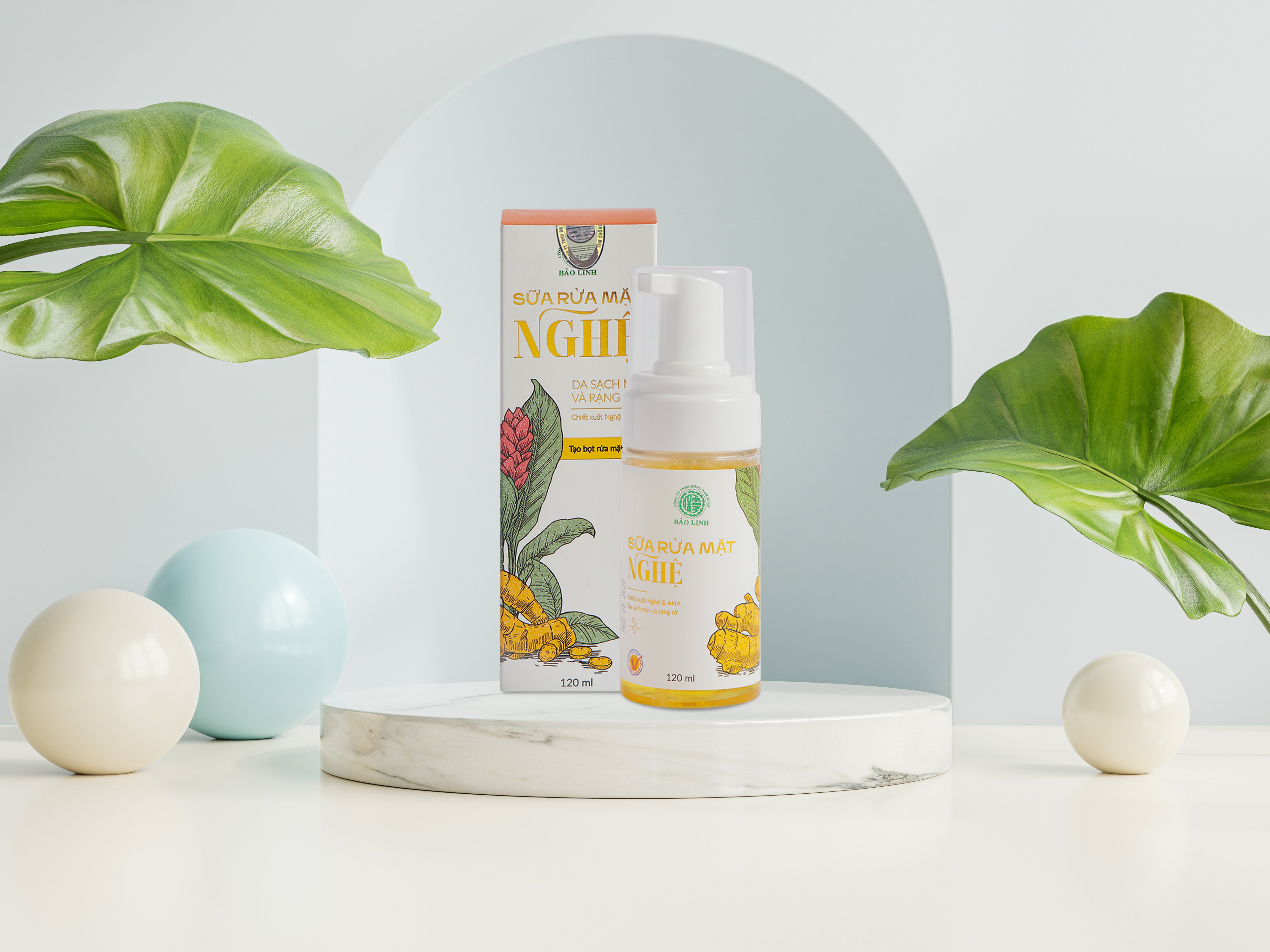 Sửa Rửa Mặt Nghệ AHA tạo bọt 110ml