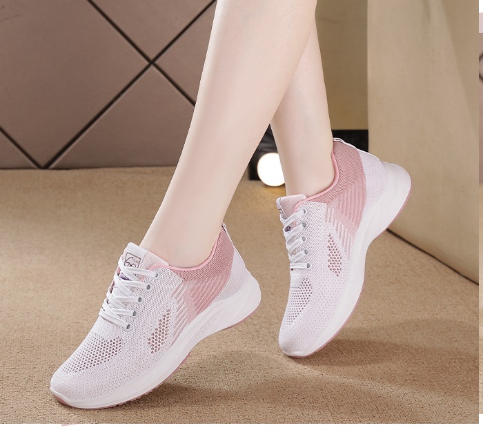 Giày Thể Thao Nữ Vải Thoáng Khí S104 -Đế Cai Su Đúc Nhẹ Có 2 màu