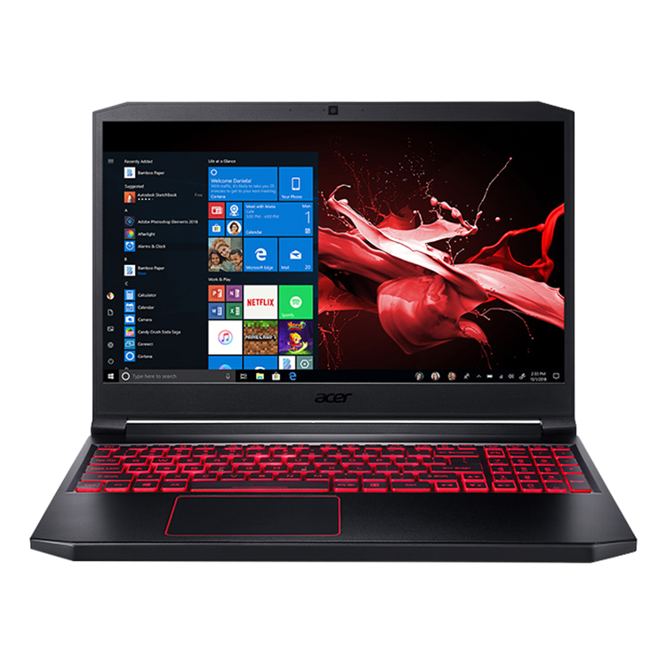 Laptop Acer Nitro 7 Carbon AN715-51-750K NH.Q5HSV.003 Core i7-9750H/ GTX 1660TI/ Win10 (15.6 FHD IPS) - Hàng Chính Hãng