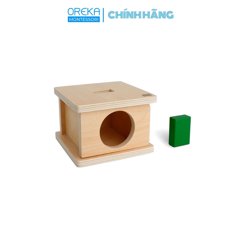 Đồ chơi trẻ em Oreka Montessori Hộp thả Khối hộp Chữ nhật - 0120300