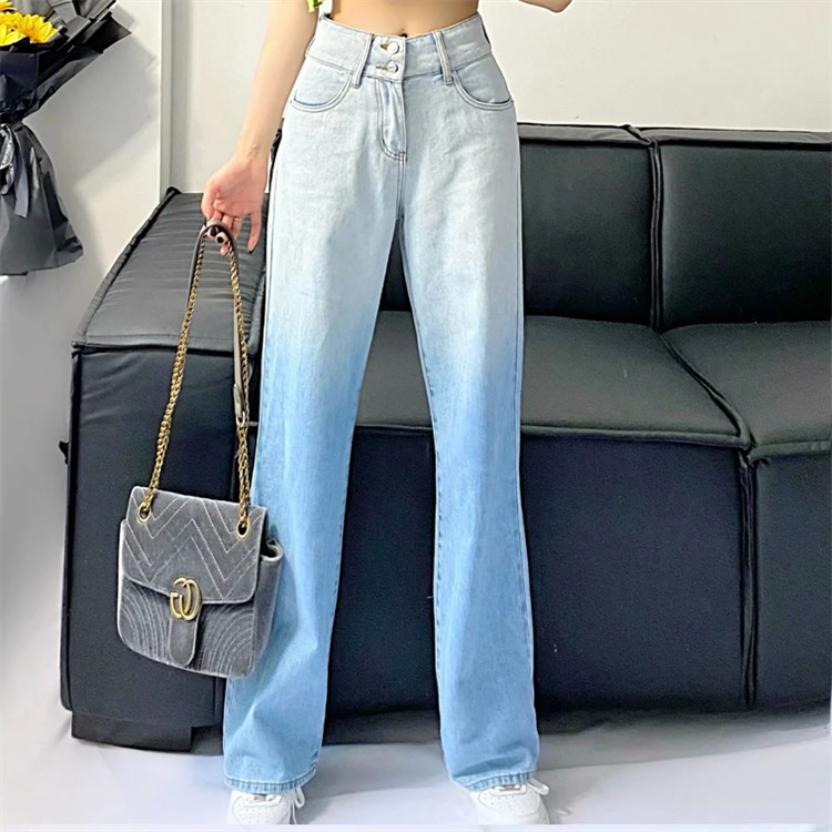 Quần Jean ống rộng chuyển màu Jennie Blackpink