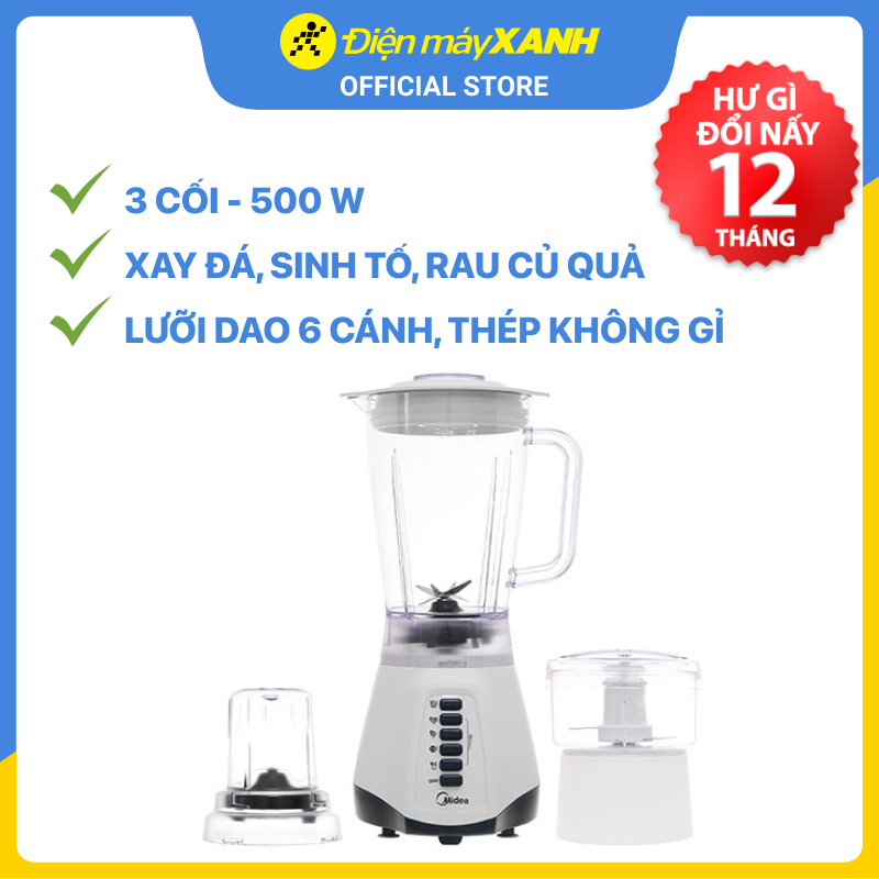 Máy xay sinh tố Midea MJ-BL50P - Hàng chính hãng