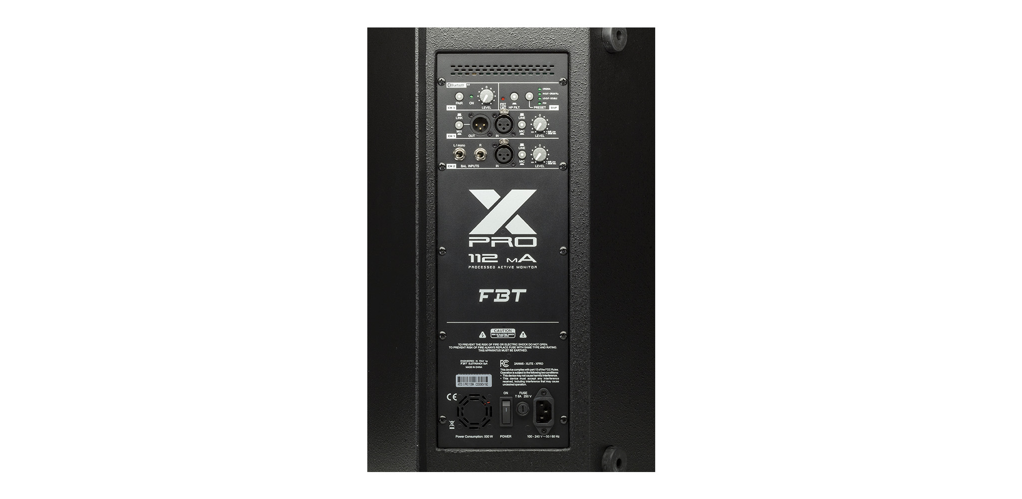 X PRO 112MA Loa Monitor Liền Công Suất 1500W 12inch FBT - HÀNG CHÍNH HÃNG
