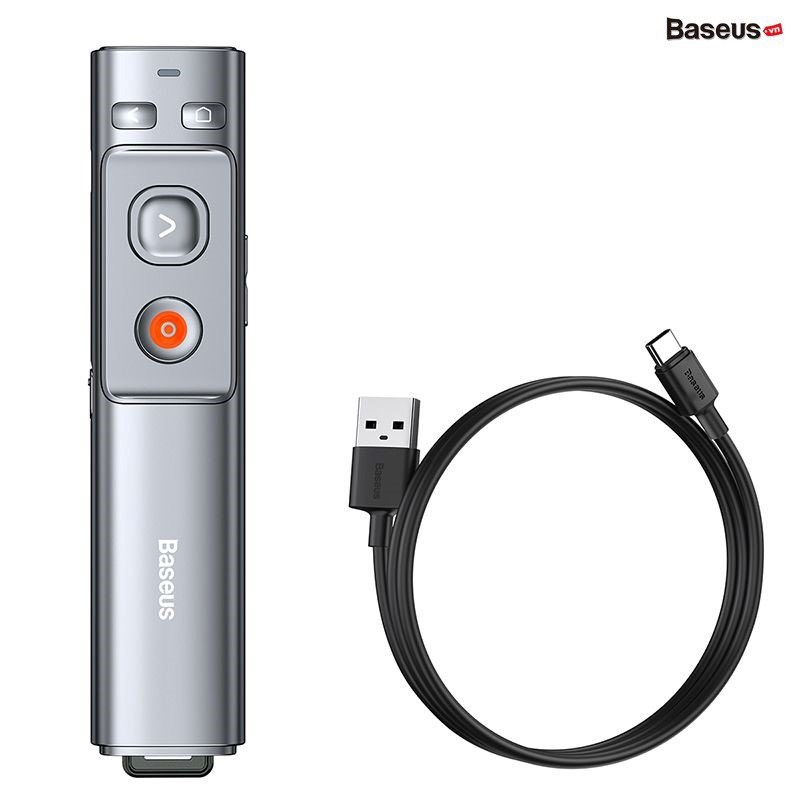 Hình ảnh Bút Laser trình chiếu Baseus Orange Dot Wireless Presenter ( hàng chính hãng)