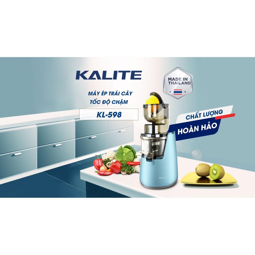 Máy ép chậm Kalite KL 598, ép rau củ quả kiệt và êm - Hàng chính hãng