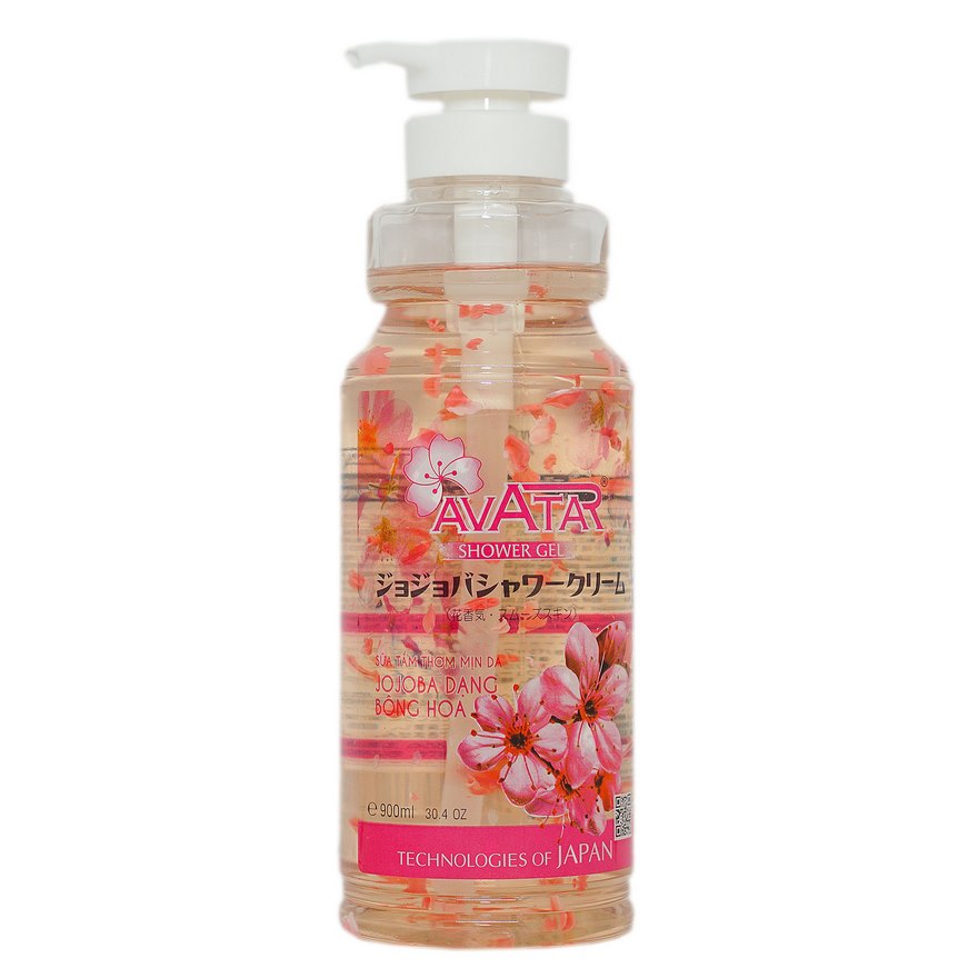Sữa Tắm Avatar Thơm Mịn Da Hương Nước Hoa Chai 900ml