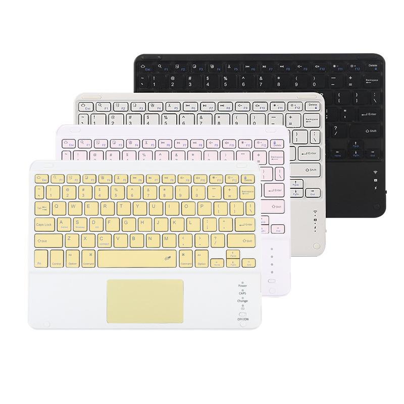 Bàn Phím Có Bàn Di Chuột Nhật Bản Ý Tiếng Do Thái Pháp Bluetooth Không Dây Bàn Phím Máy Tính Bảng Dành Cho Xiaomi Cho iPad Cho Android Windows