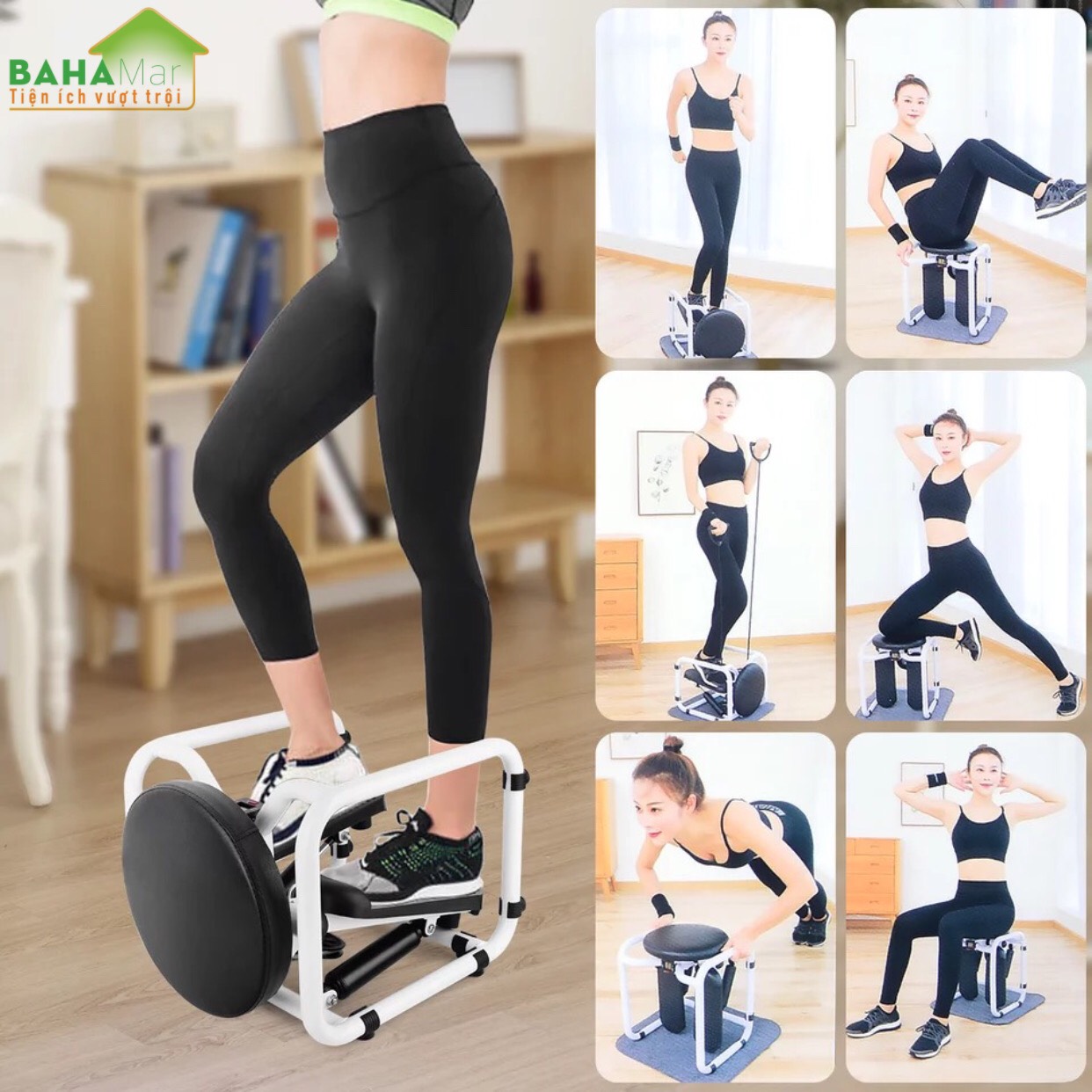 GHẾ TẬP THỂ HÌNH XOẮN ĐA CHỨC NĂNG - MÁY TẬP GYM MINI TẠI NHÀ