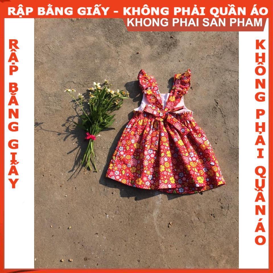 Rập đầm hở lưng cho bé - Rập giấy A0 mã R276 (BẢN VẼ)