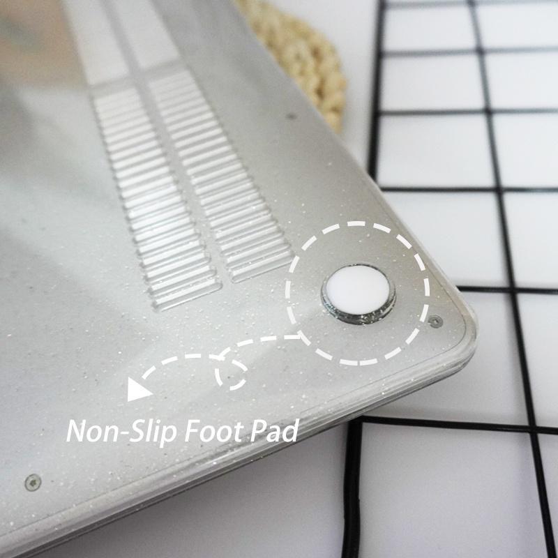 Ốp Điện Thoại Lấp Lánh Kèm Bàn Phím Cho MacBook Air 13 inch M1 2020 A2337 A2179 Pro 13 inch A2338 A2251 A2289 Touch Bar Air 13 2019 2018 A1932
